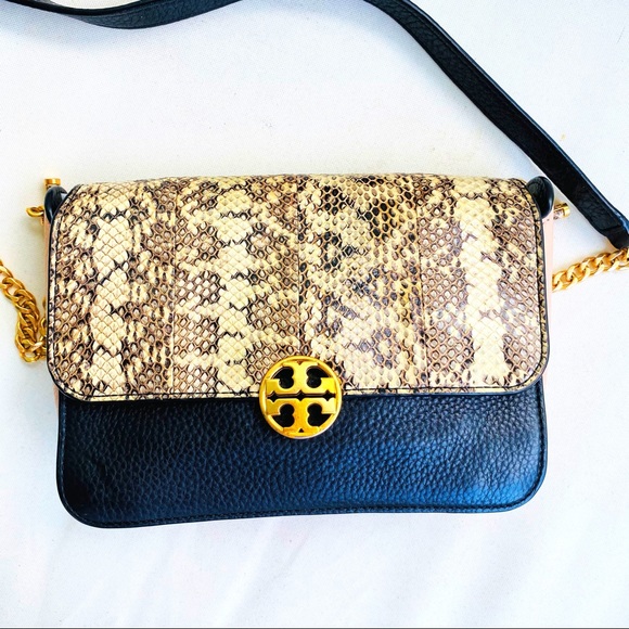 Tory Burch Snake Chelsea Bag EUC - Picture 7 of 16